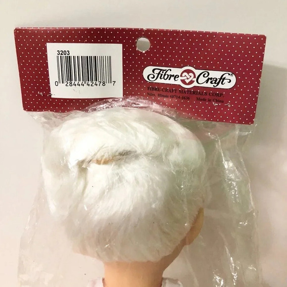 Vintage 1990 Fibre Craft Santa and Mrs Claus Music Box  Dolls - Picture 7 of 13